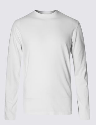 Regular Fit Pure Cotton Longsleeve T-Shirt